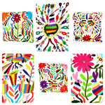 Exquisite Hand Embroidered Otomi Cushion Covers - Multicoloured (45x45cm)