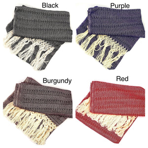 Premium Quality 2.1m (6ft 10in) 100% Cotton Mexican Rebozo (210cm x 65cm)