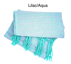 Tlaxcalteca 2.0m (6ft 6in) 100% Cotton Mexican Rebozo (200cm x 65cm)