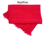 ZigZag Pattern Classic Artisanal Mexican Rebozo Shawl (195cmx67cm)